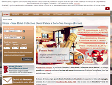 Tablet Screenshot of hoteldavidpalace.it